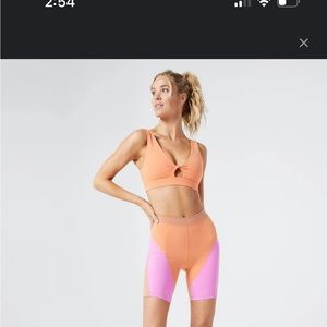 Lspace sports bra and biker short $60 for entire set!